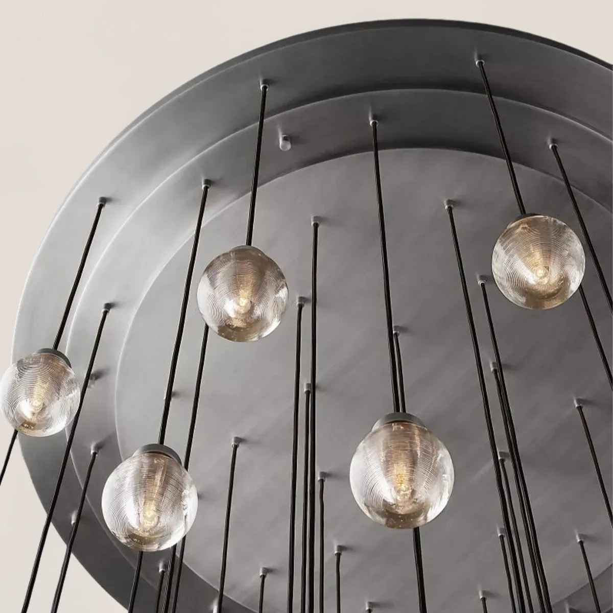 Pearl Round Chandelier-VaseLamps