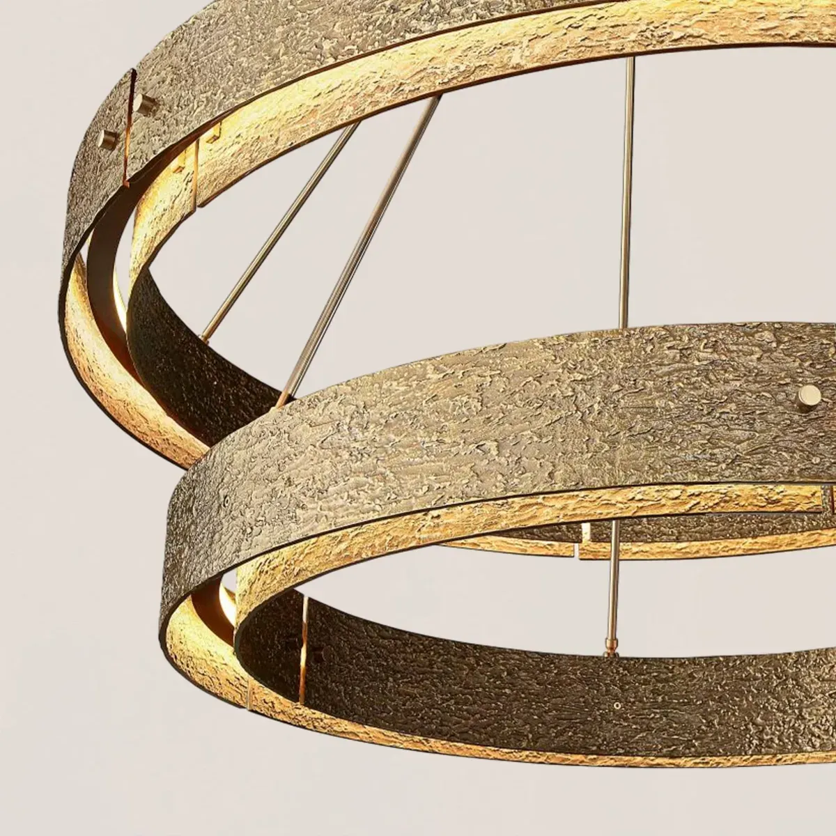 Vouvray 2-tier Round Chandelier 60"-VaseLamps
