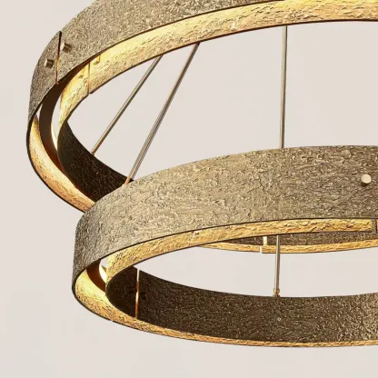 Vouvray 2-tier Round Chandelier 60"-VaseLamps