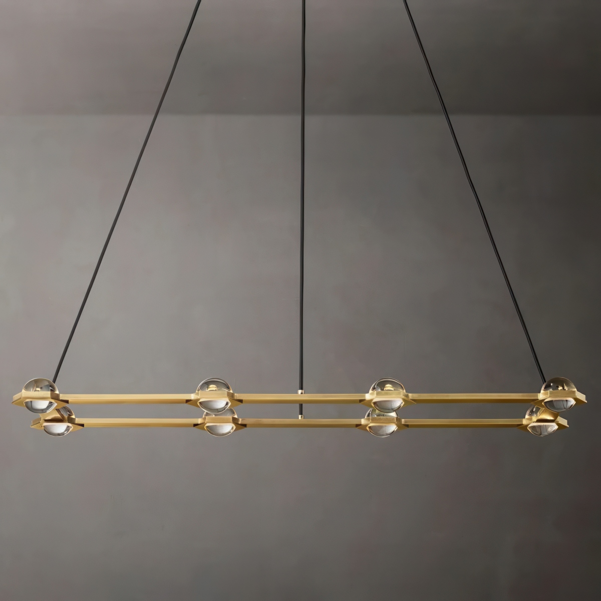 Eclatant Rectangular Chandelier