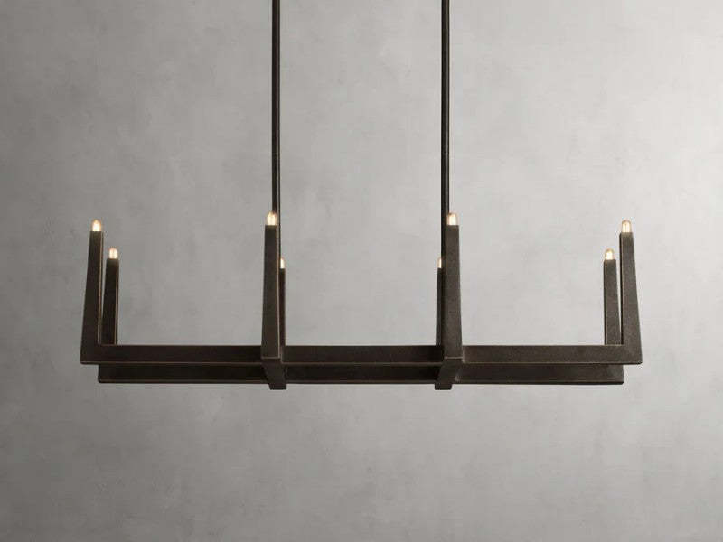 Emmet Linear Chandelier-VaseLamps