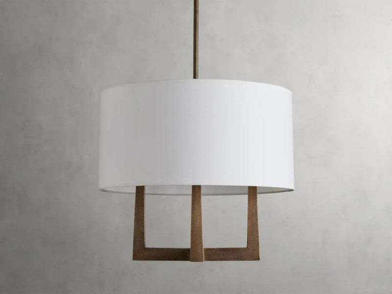 Emmet Shaded Chandelier 24"-VaseLamps