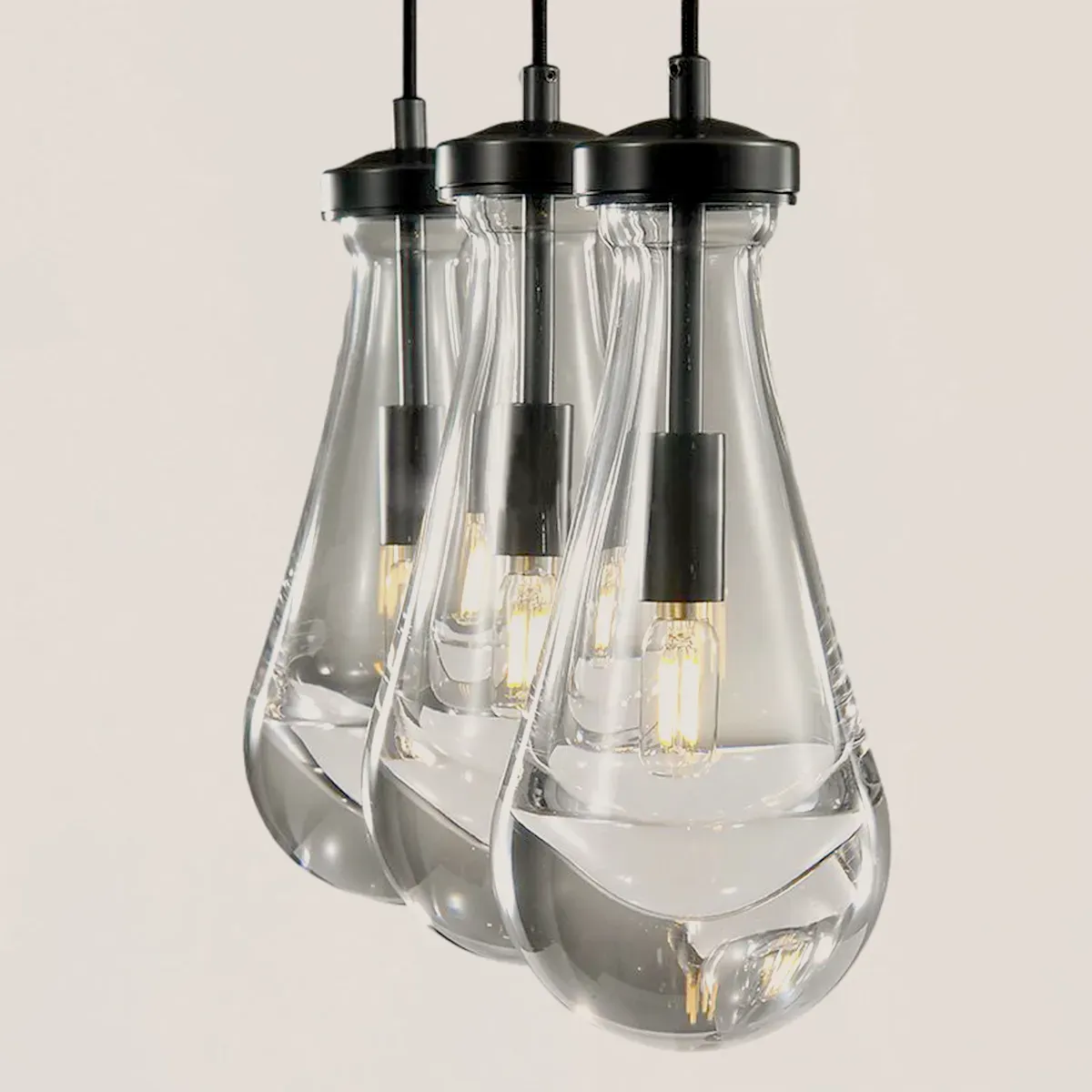 Raindrop Rectangular Pendant-VaseLamps