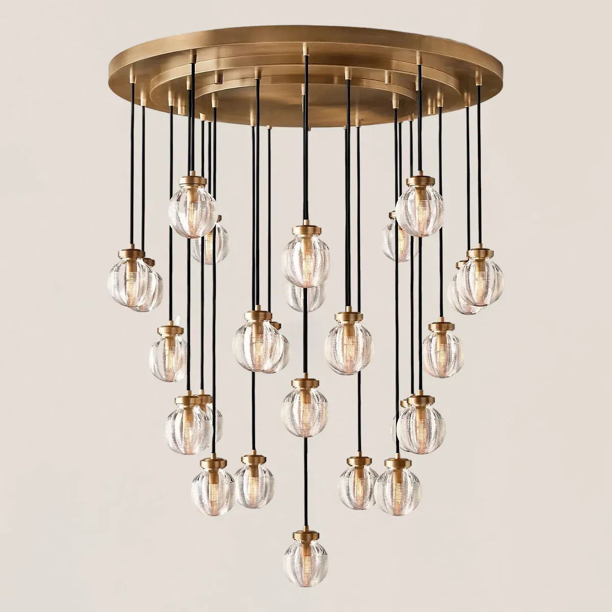 Pearl Round Chandelier-VaseLamps