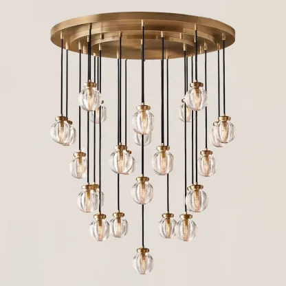 Pearl Round Chandelier-VaseLamps