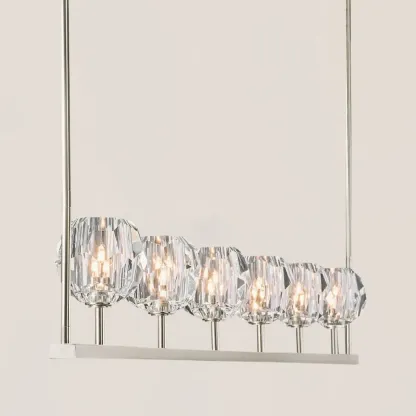 Boule De Crystal Linear Chandelier-VaseLamps
