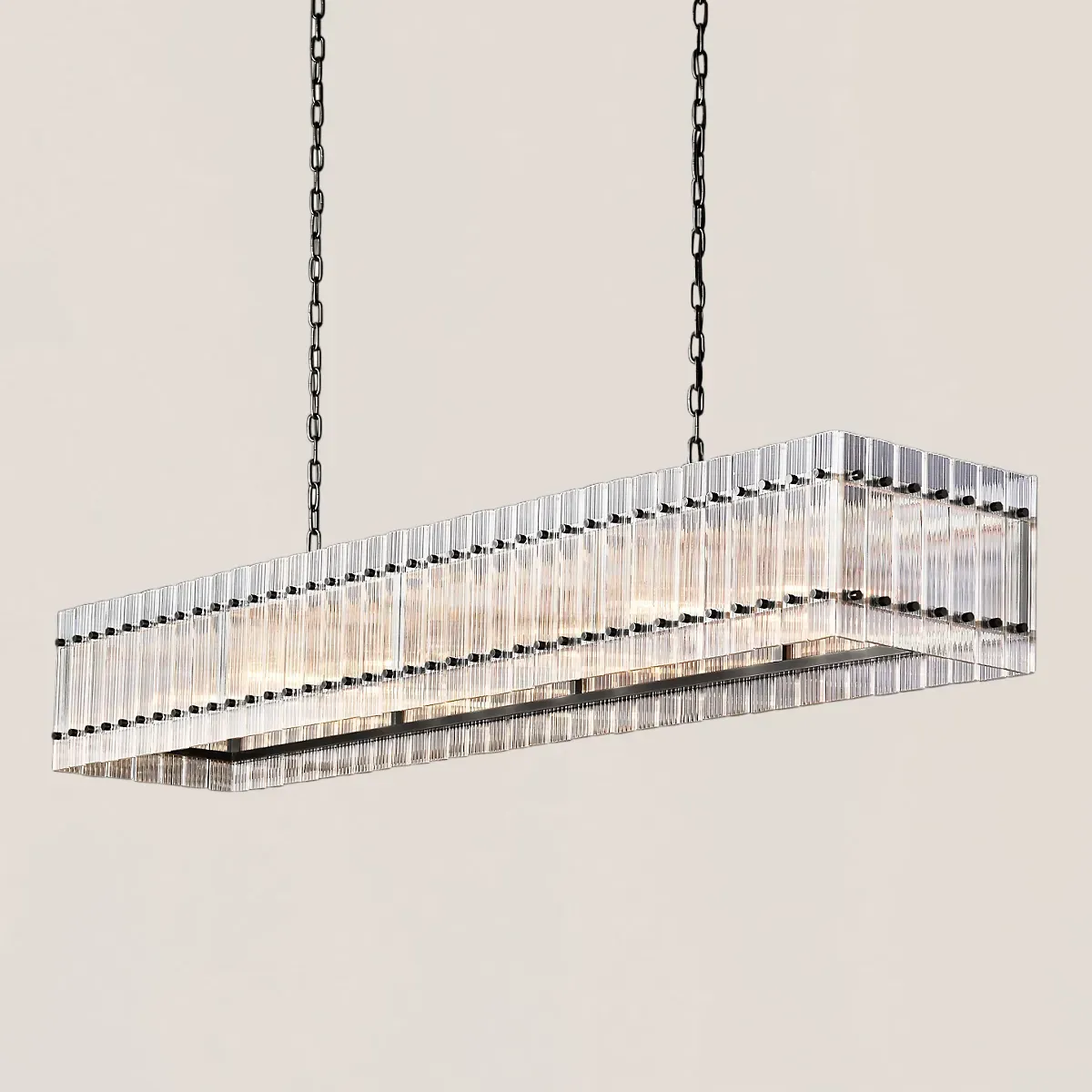 San Marco Modern Rectangular Chandelier-VaseLamps