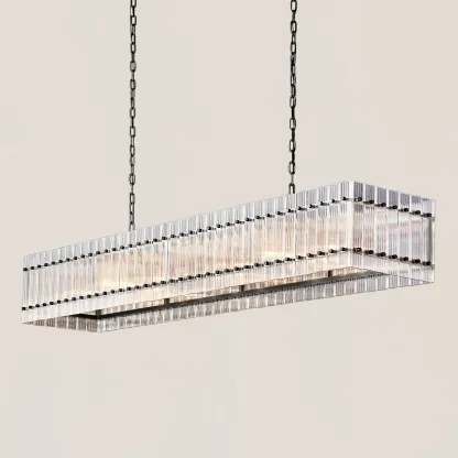 San Marco Modern Rectangular Chandelier-VaseLamps