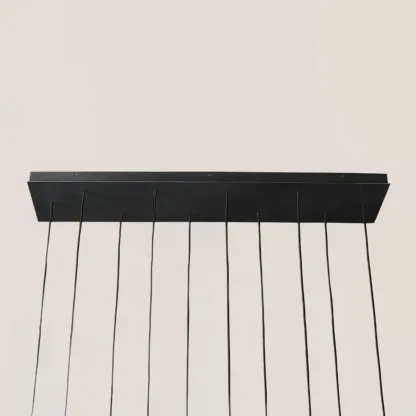 Aquitaine Modern Brass Linear Chandelier-VaseLamps