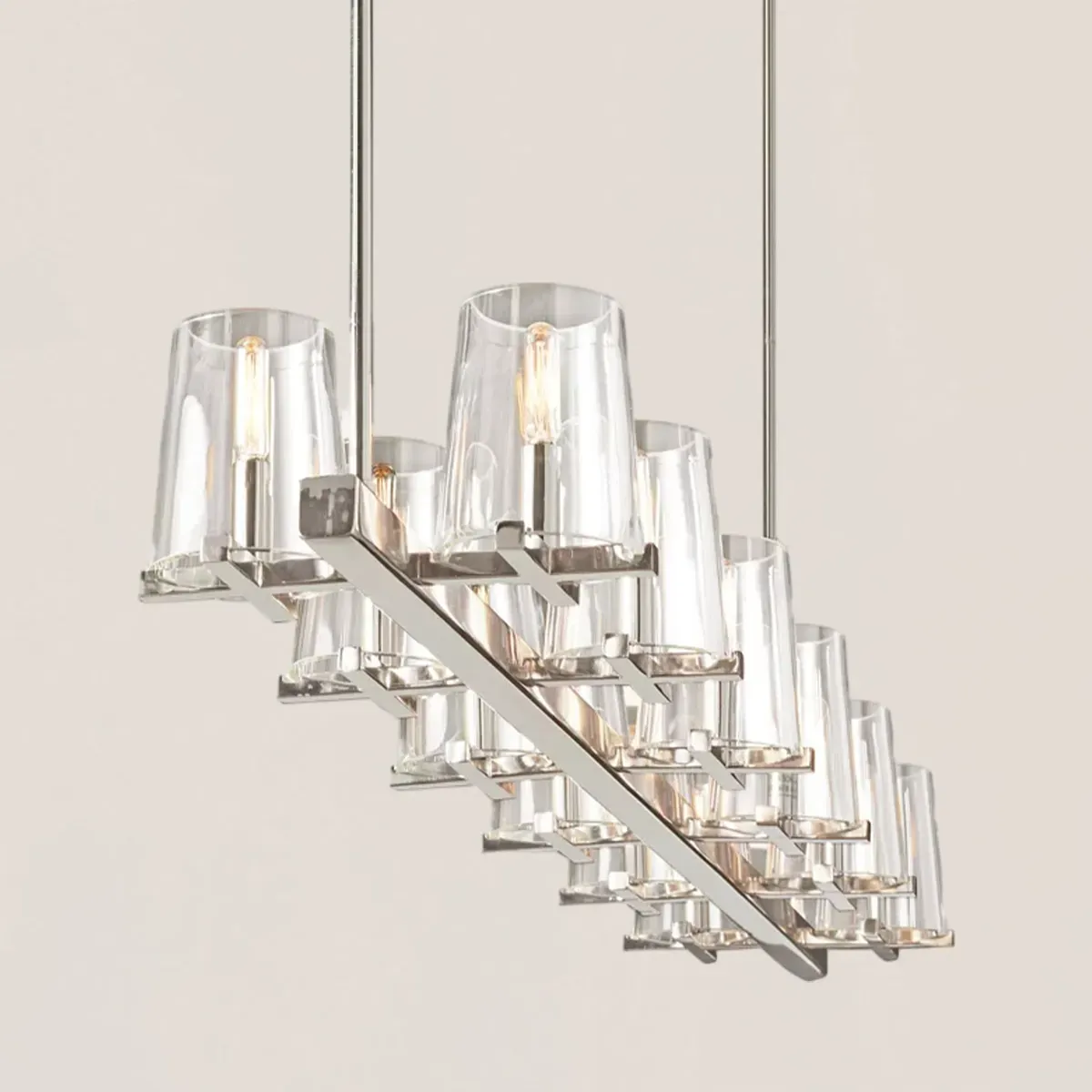 Pauillac Linear Chandelier-VaseLamps