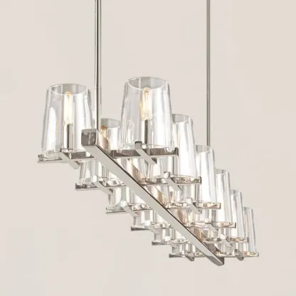 Pauillac Linear Chandelier-VaseLamps