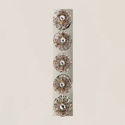 Boule De Clear Crystal Linear Grand Wall Sconce-VaseLamps