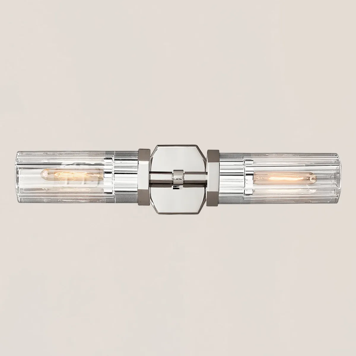 Lambeth Hexagonal Linear Short Wall Sconce-VaseLamps