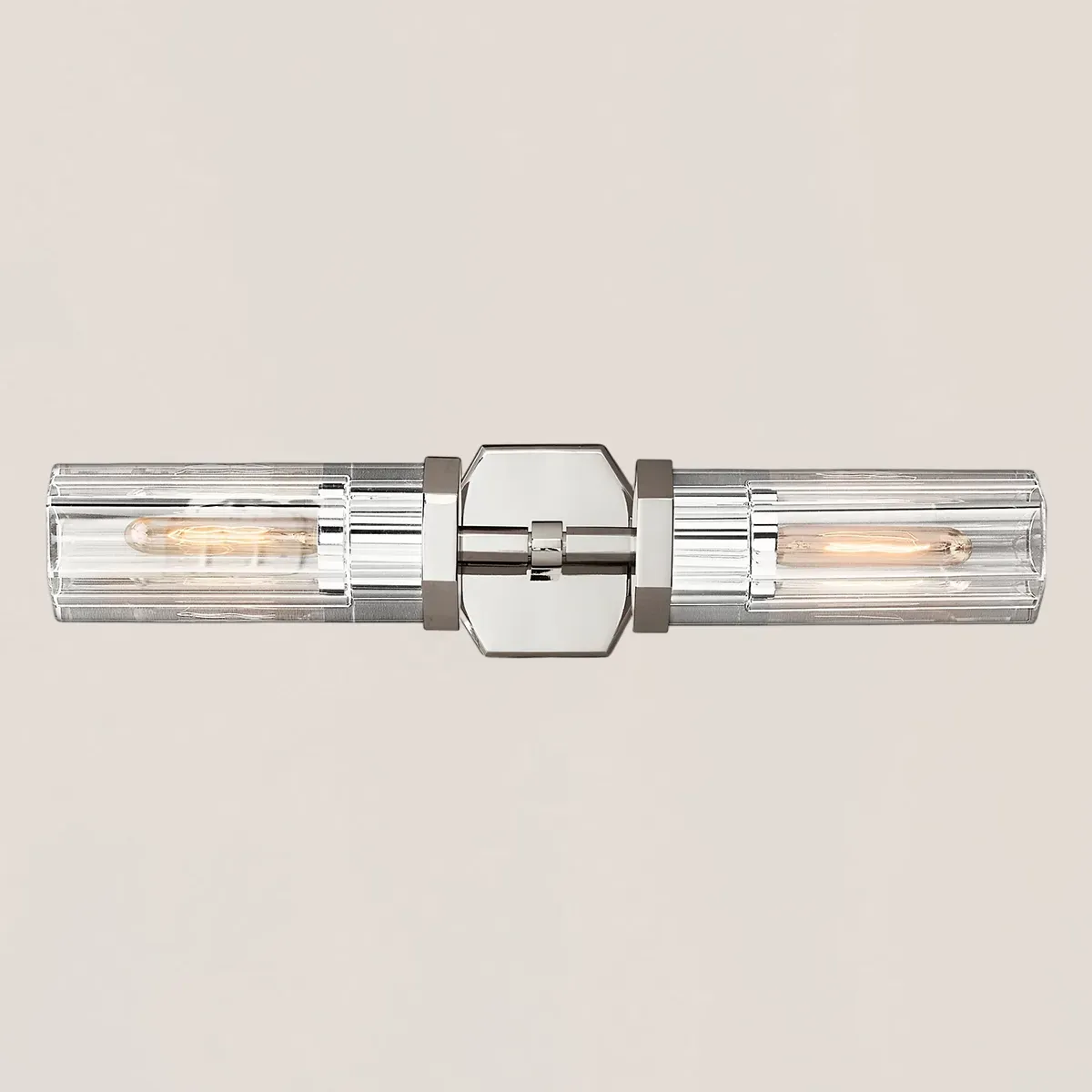 Lambeth Hexagonal Linear Short Wall Sconce-VaseLamps