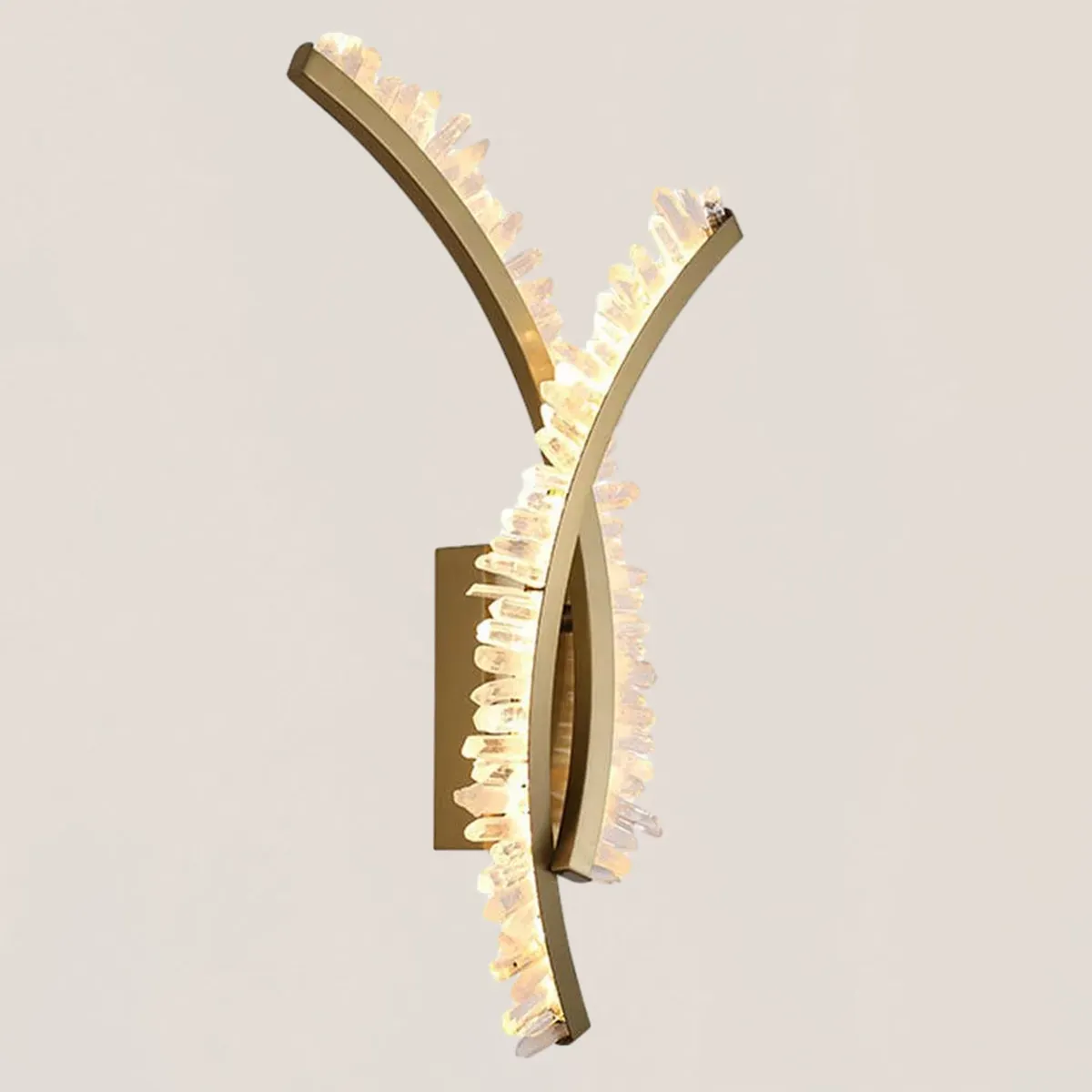 VASELAMPS - Crystal Bracket Wall Sconce-VaseLamps