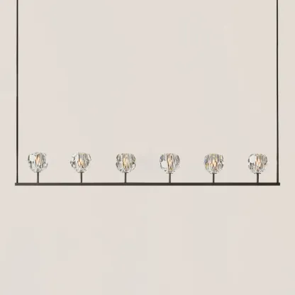 Boule De Crystal Linear Chandelier-VaseLamps