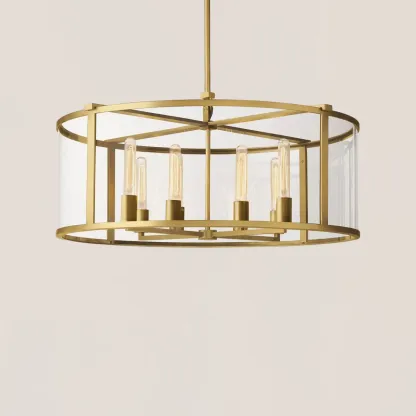 Beckman Modern Round Chandelier-VaseLamps