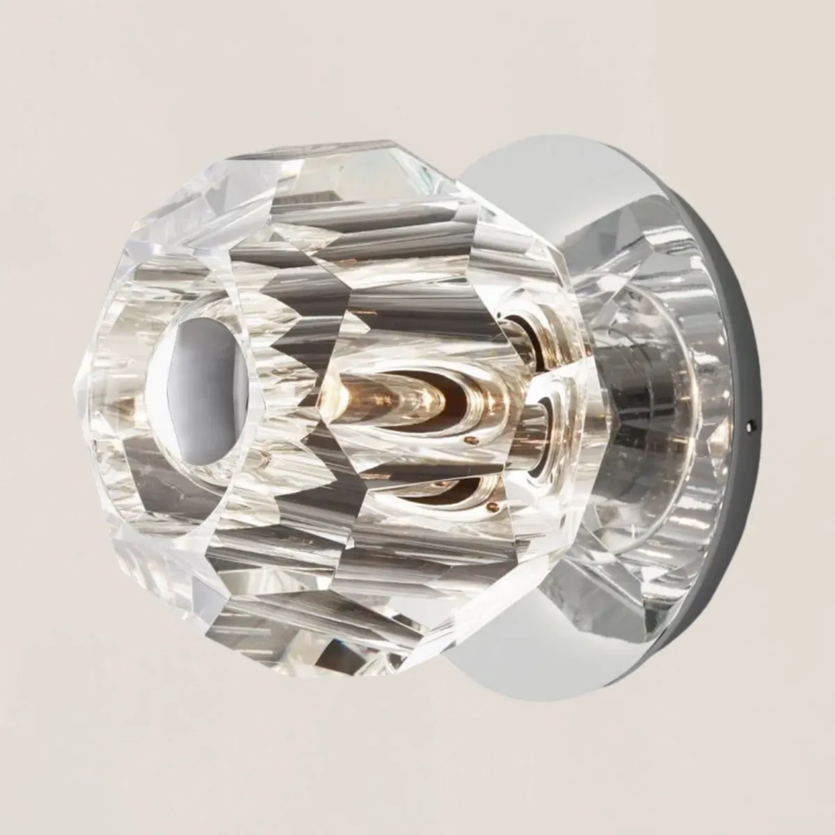 Boule De Crystal Clear Petite Wall Sconce-VaseLamps