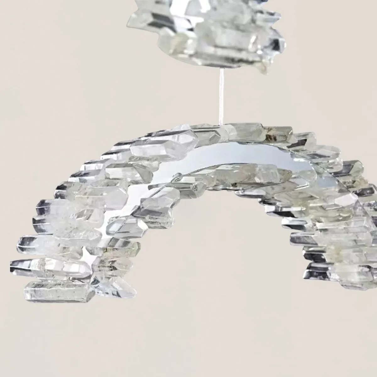 VASELAMPS - Crystal Crescent Chandelier-VaseLamps