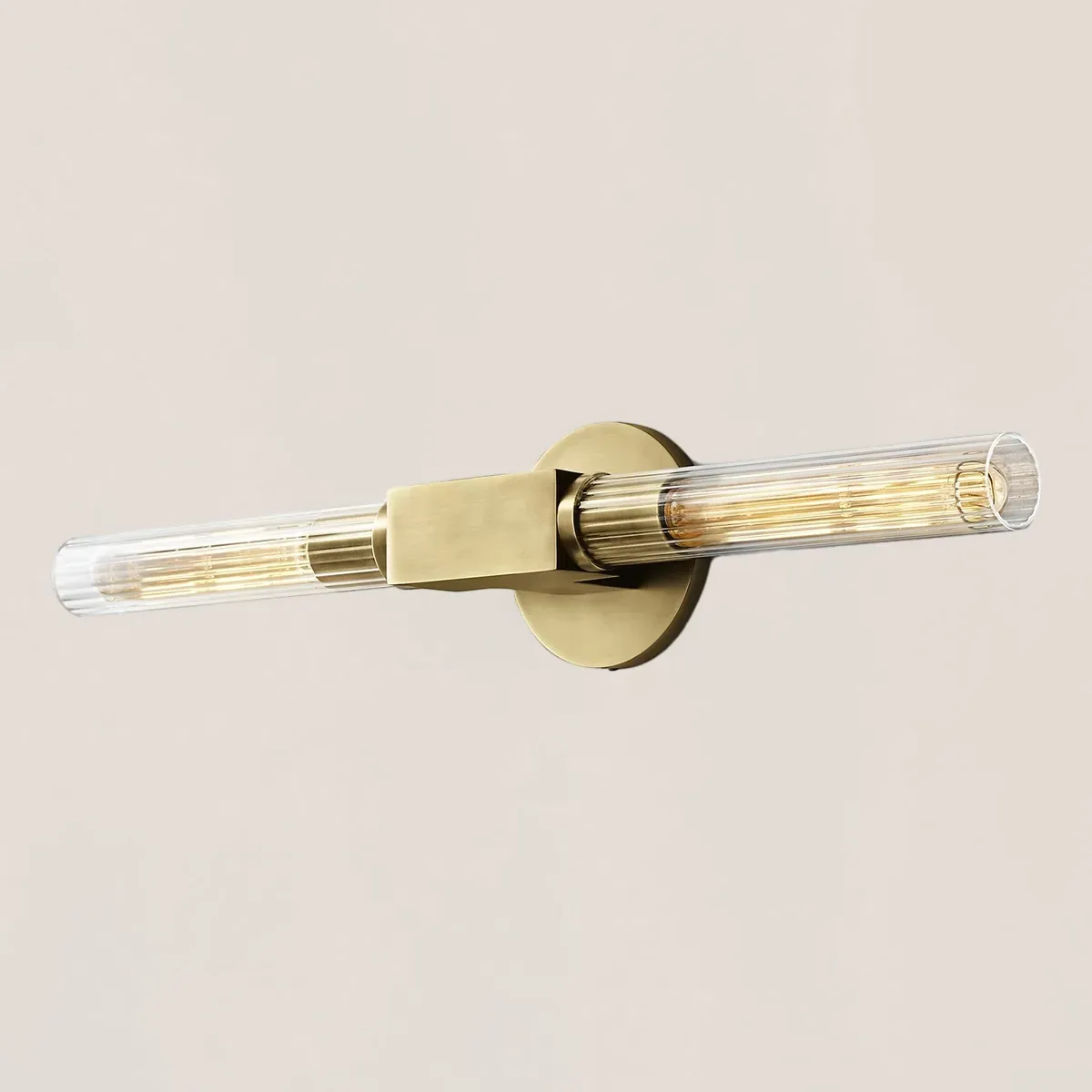 Cannele Glass Linear Wall Sconce-VaseLamps