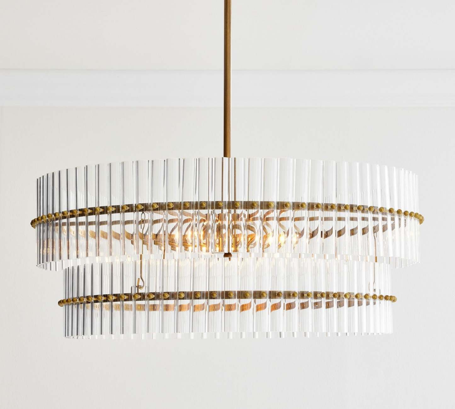 Molly Crystal Round Chandlier-VaseLamps