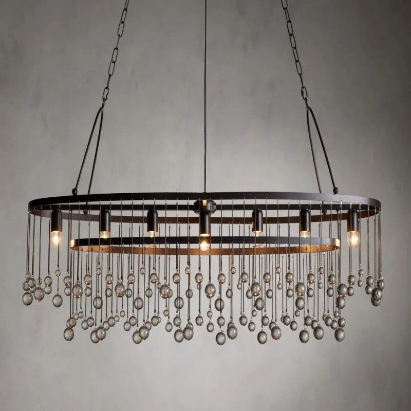 Gael Oval Chandelier 52"-VaseLamps