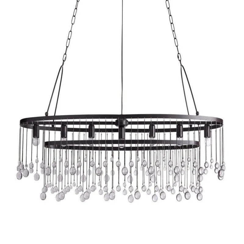 Gael Oval Chandelier 52"-VaseLamps