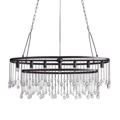 Gael Oval Chandelier 52"-VaseLamps
