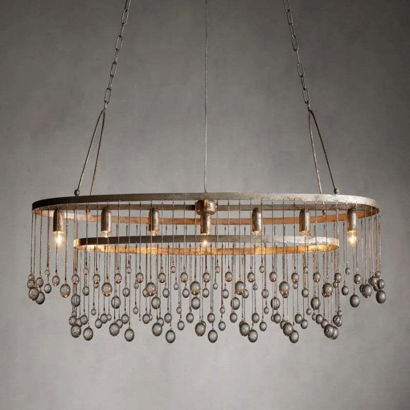 Gael Oval Chandelier 52"-VaseLamps