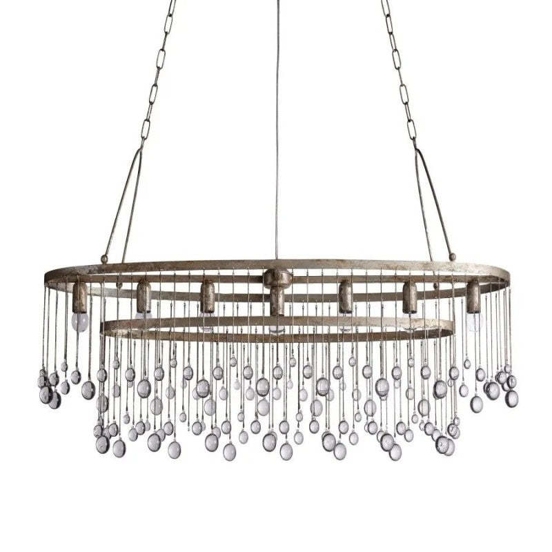Gael Oval Chandelier 52"-VaseLamps