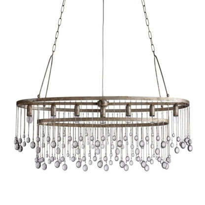 Gael Oval Chandelier 52"-VaseLamps