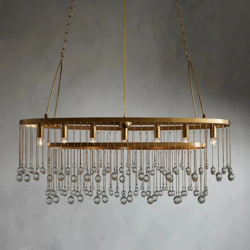 Gael Oval Chandelier 52"-VaseLamps