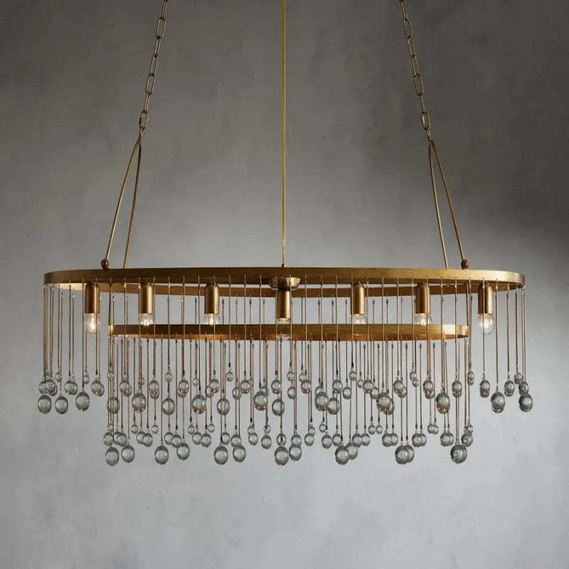 Gael Oval Chandelier 52"-VaseLamps