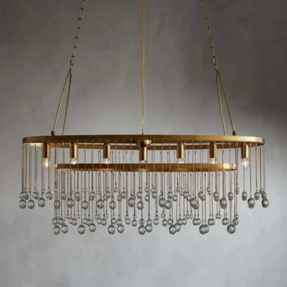 Gael Oval Chandelier 52"-VaseLamps