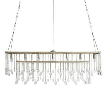 Gael Rectangular Chandelier-VaseLamps