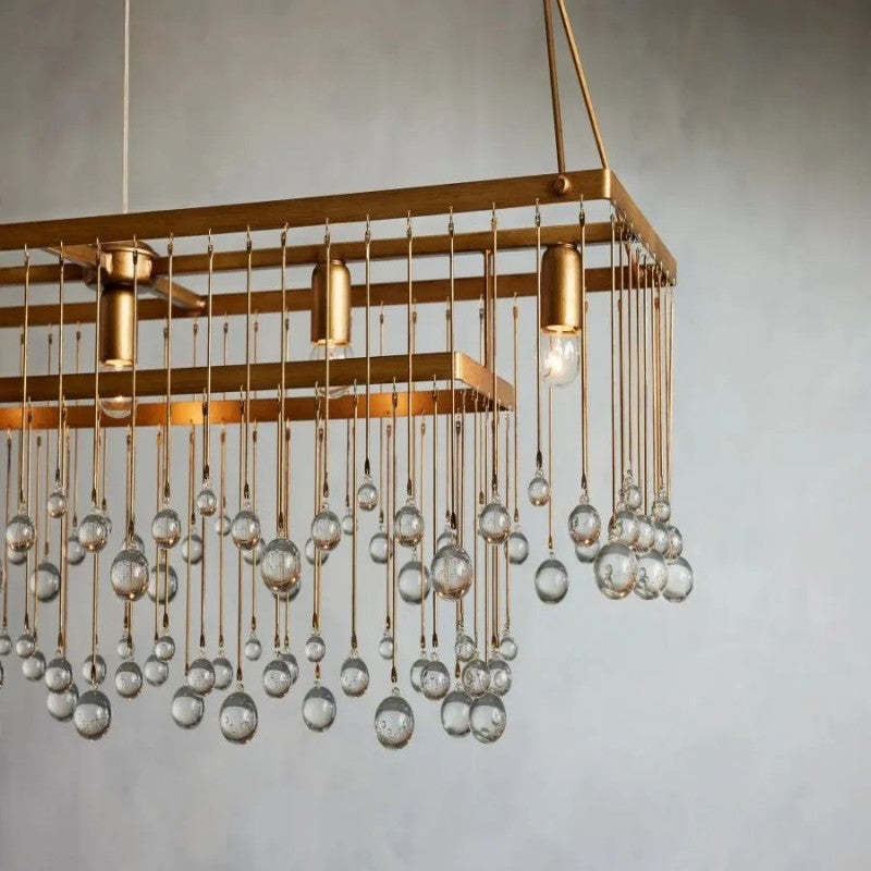 Gael Rectangular Chandelier-VaseLamps
