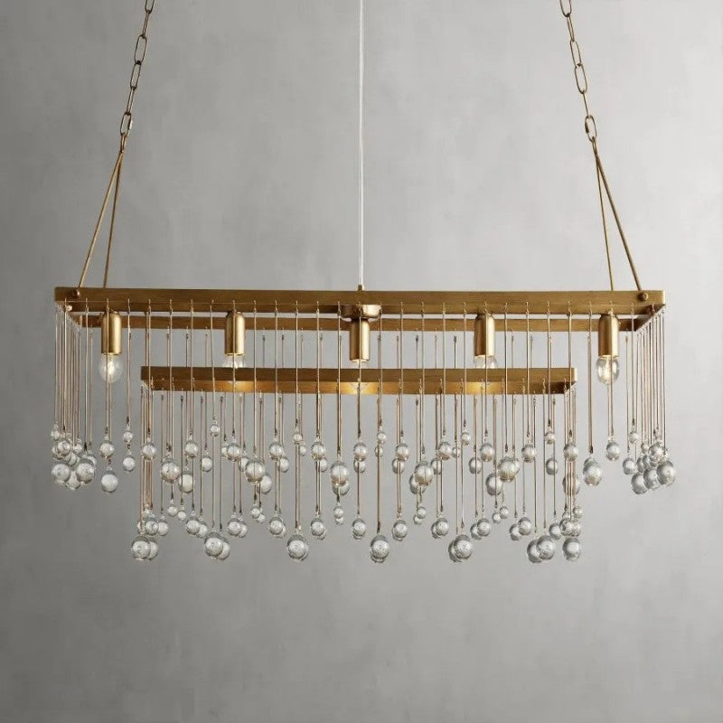 Gael Rectangular Chandelier-VaseLamps