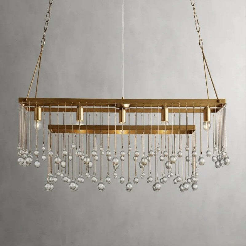 Gael Rectangular Chandelier-VaseLamps