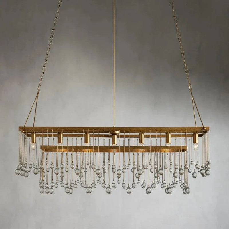 Gael Rectangular Chandelier-VaseLamps