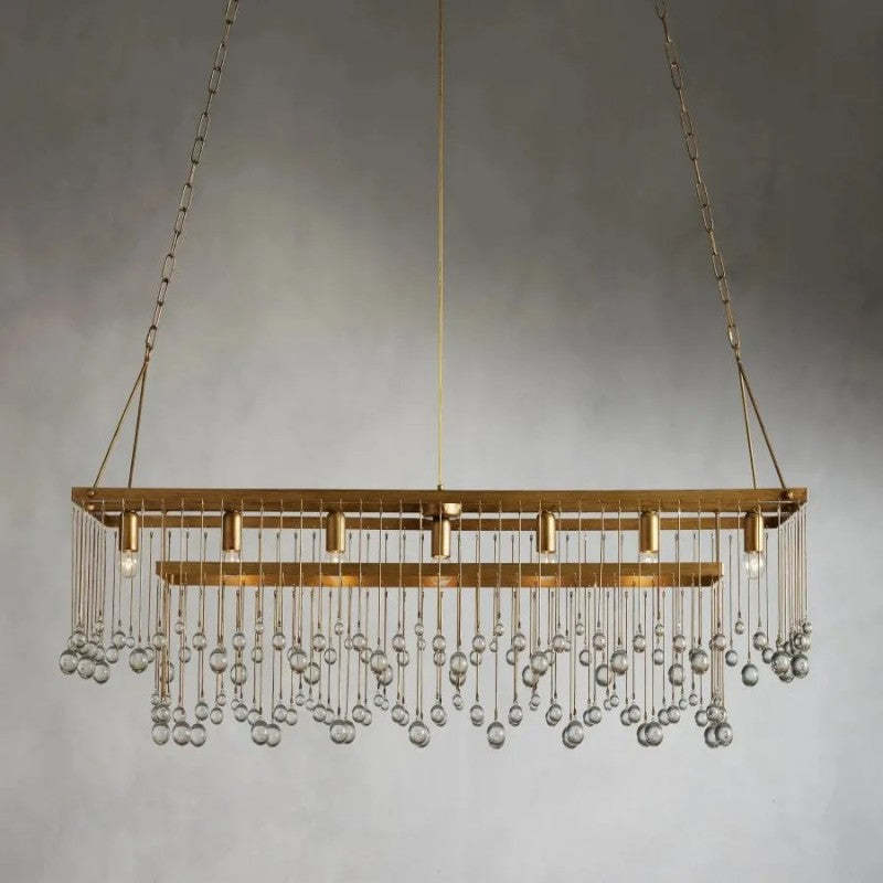 Gael Rectangular Chandelier-VaseLamps