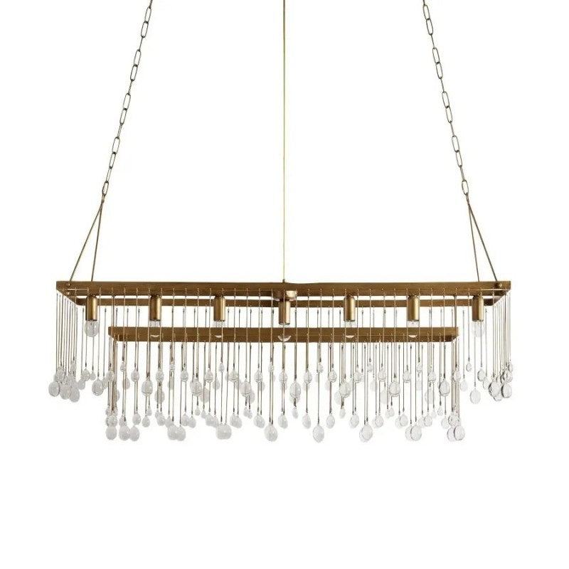 Gael Rectangular Chandelier-VaseLamps