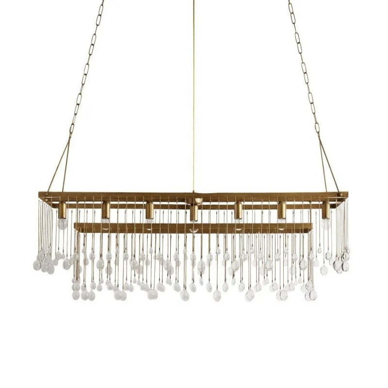 Gael Rectangular Chandelier-VaseLamps
