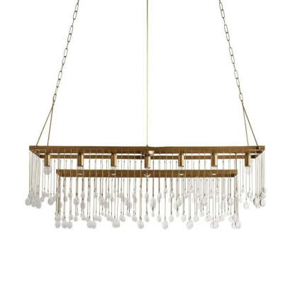 Gael Rectangular Chandelier-VaseLamps