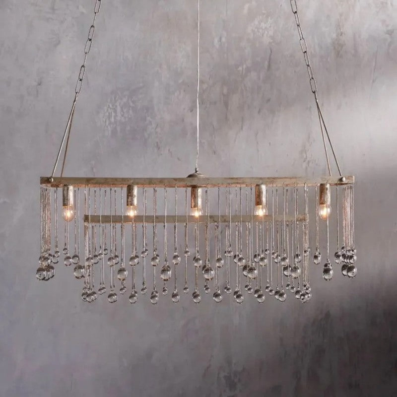 Gael Rectangular Chandelier-VaseLamps