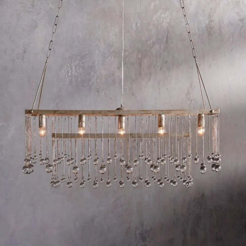 Gael Rectangular Chandelier-VaseLamps