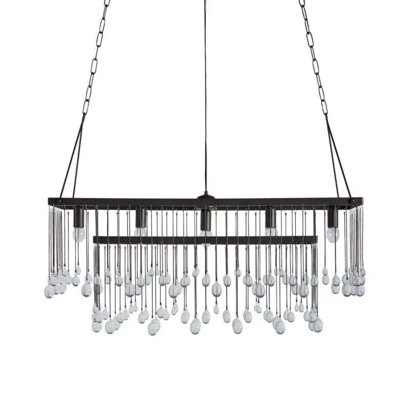 Gael Rectangular Chandelier-VaseLamps