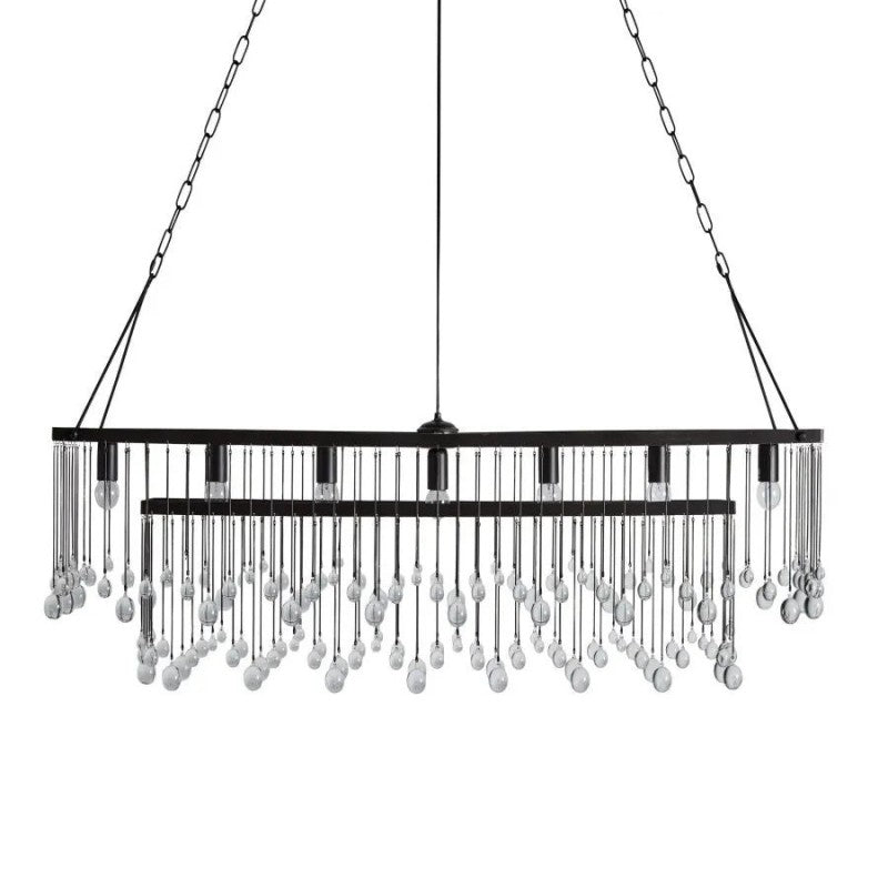 Gael Rectangular Chandelier-VaseLamps