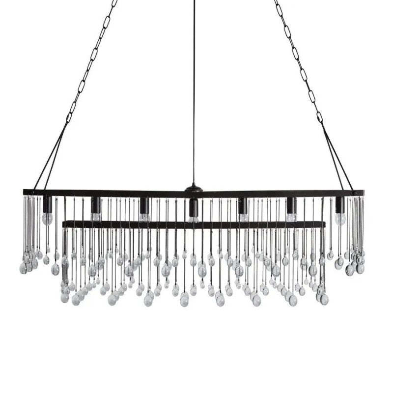 Gael Rectangular Chandelier-VaseLamps