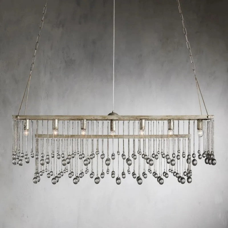 Gael Rectangular Chandelier-VaseLamps