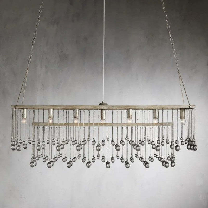 Gael Rectangular Chandelier-VaseLamps